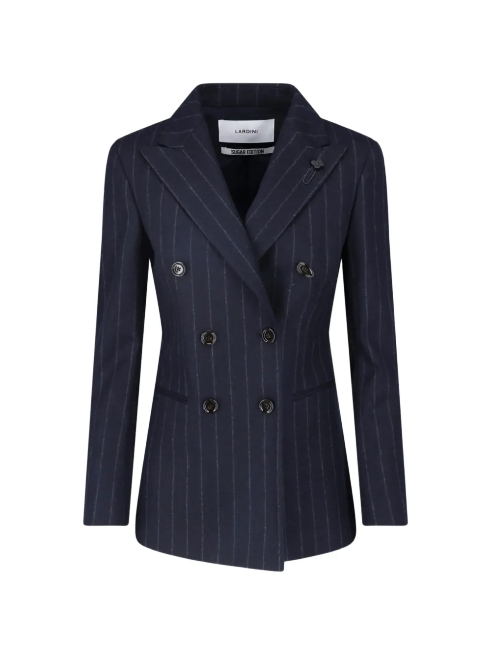 Lardini x Sugar pinstripe double-breasted jacket