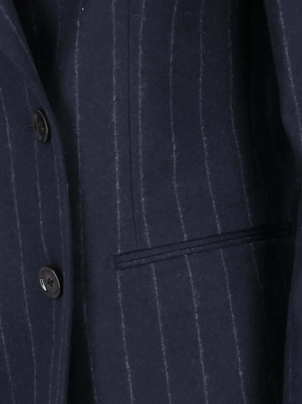 Lardini X Sugar Pinstripe Double-breasted Jacket in Blue, view 3