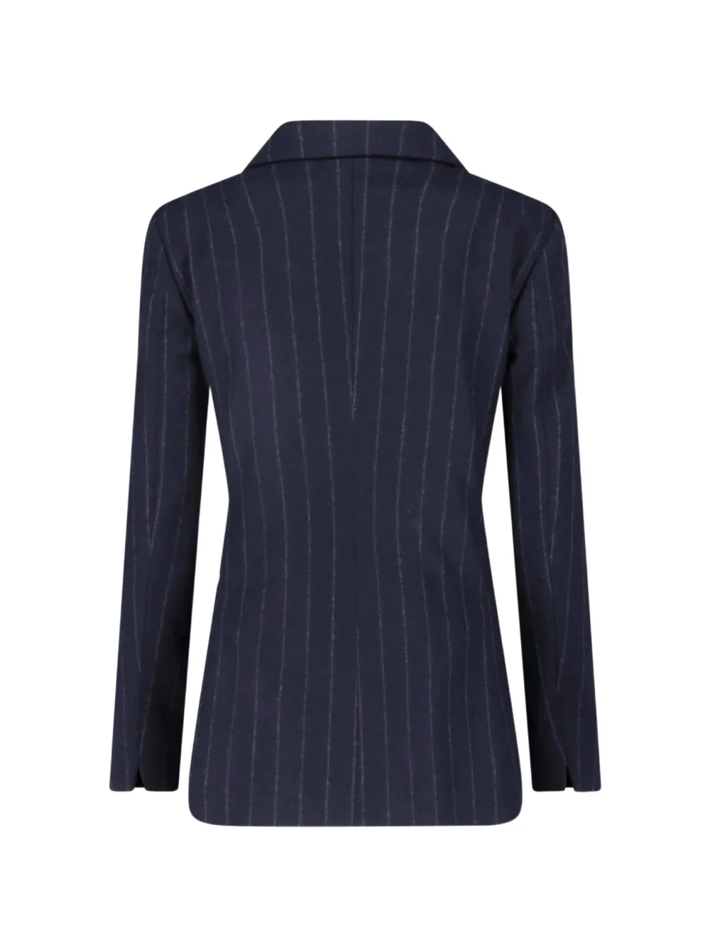 Lardini X Sugar Pinstripe Double-breasted Jacket in Blue, view 2