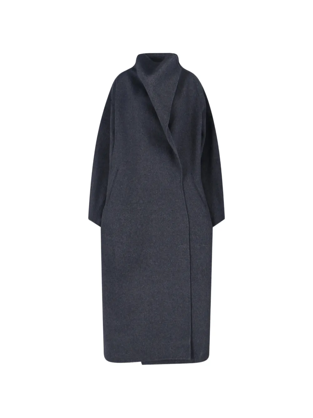 The Frankie Shop Leroy funnel-neck coat - Grigio