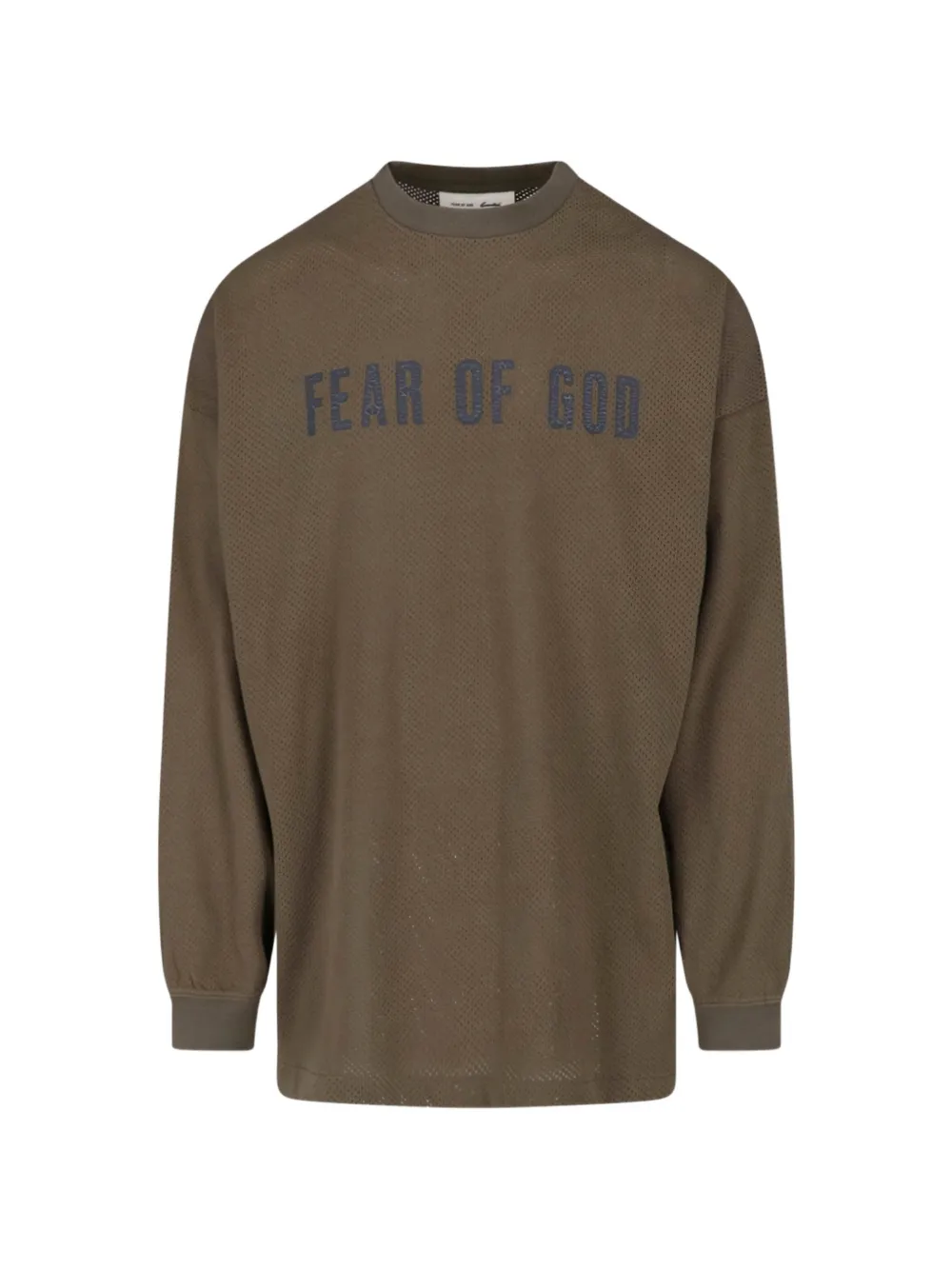 FEAR OF GOD ESSENTIALS logo-print mesh T-shirt