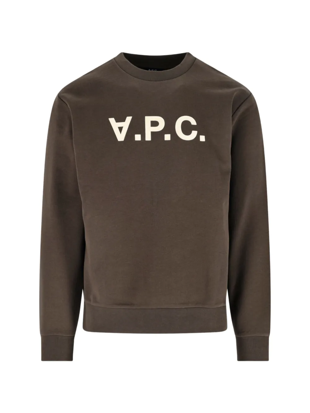 A.P.C. logo-print sweater Bruin