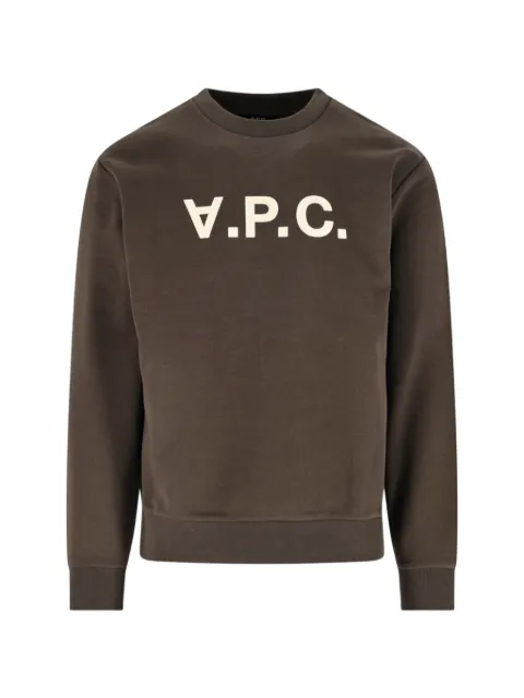 A.P.C. logo-print sweater