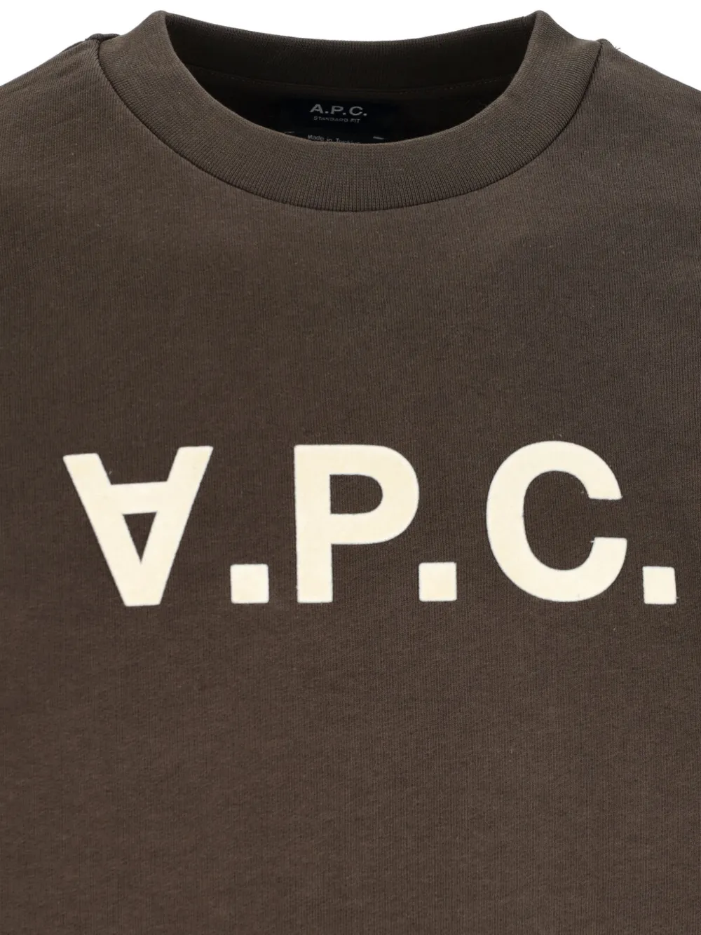 A.P.C. logo-print sweater Bruin