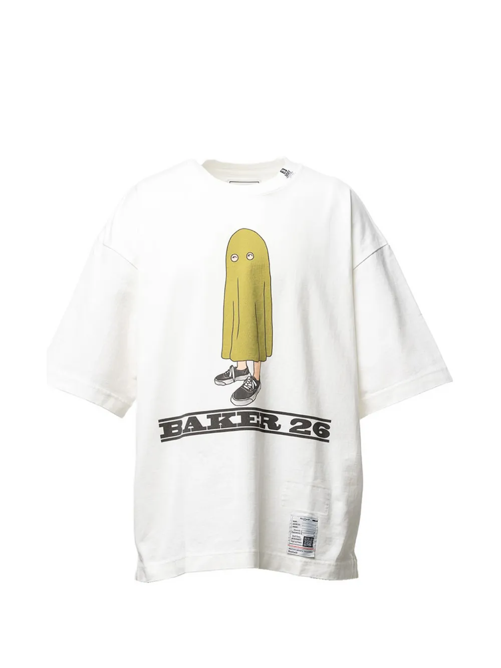Maison MIHARA YASUHIRO Baker 26 T-Shirt mit Print - Weiß