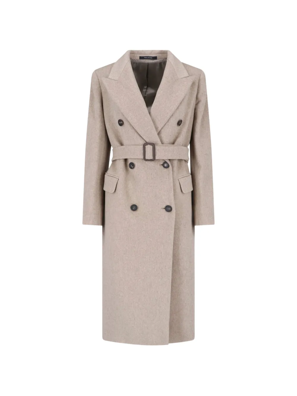 Tagliatore Jole double-breasted coat Beige