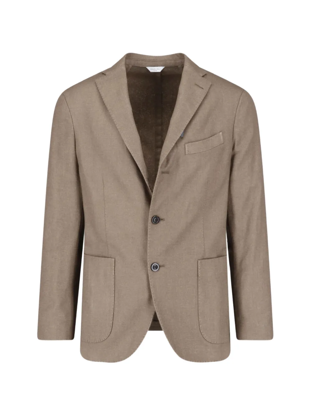 Boglioli notched-lapel single-breasted jacket - Nude