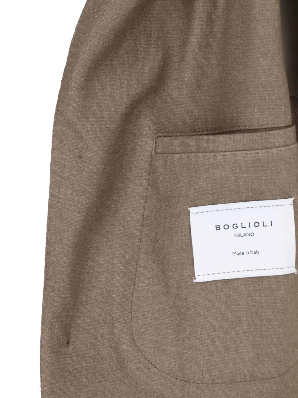 Boglioli notched-lapel single-breasted jacket Beige