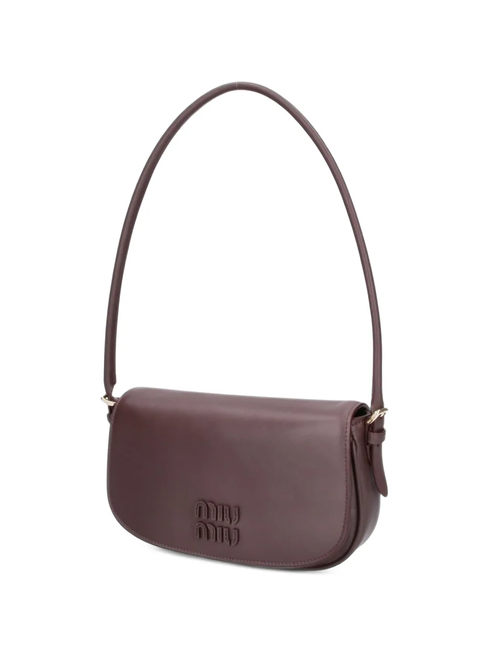 Miu Miu leather pouch - Marron Miu Miu leather pouch - Marron