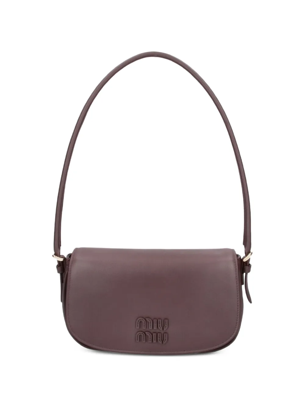 Miu Miu leather pouch - Braun