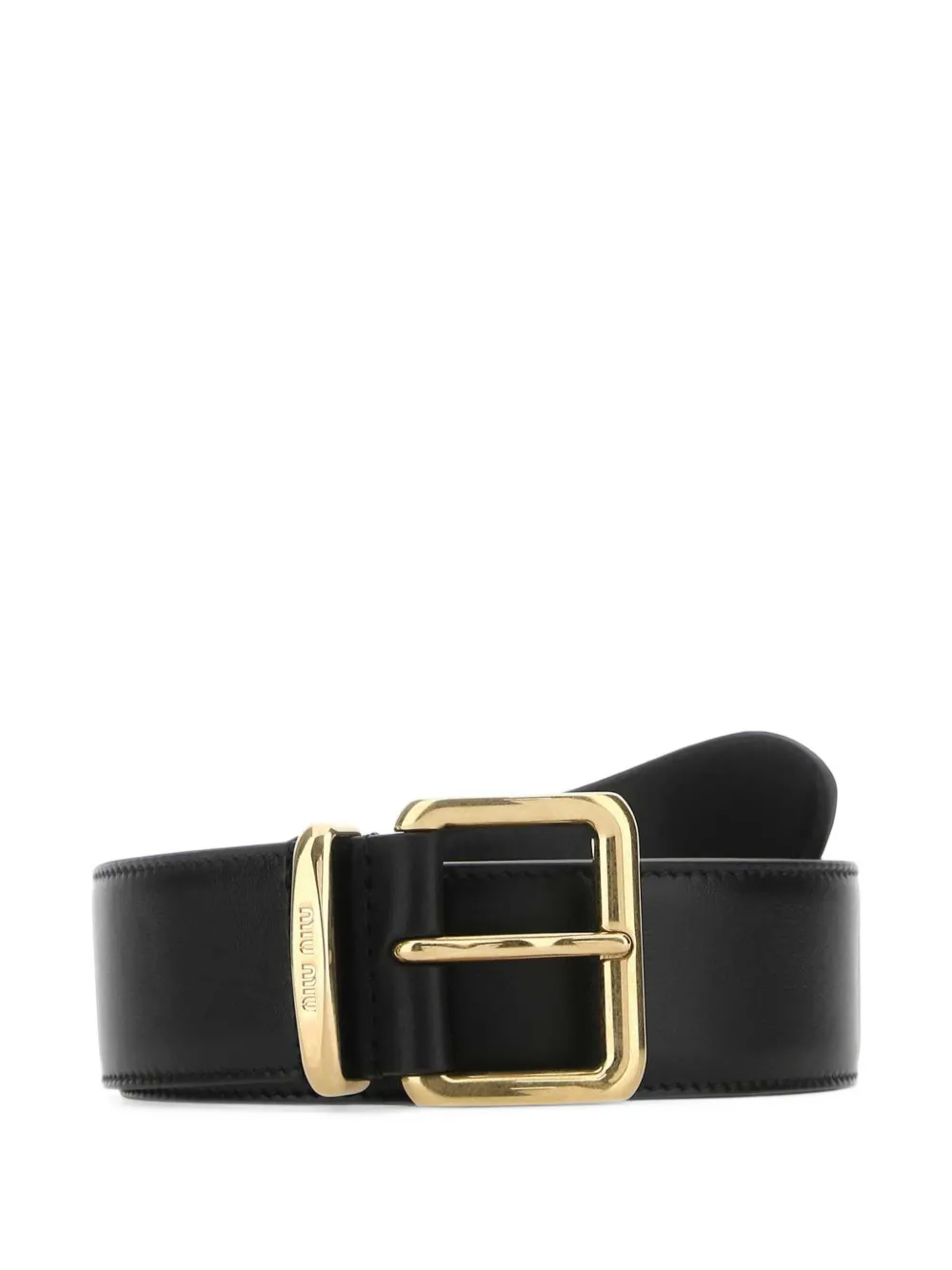 Miu Miu leather belt - Nero