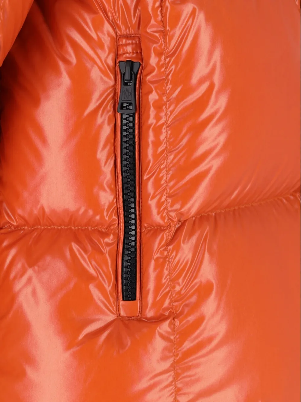 Moncler Parana quilted hooded jacket Oranje