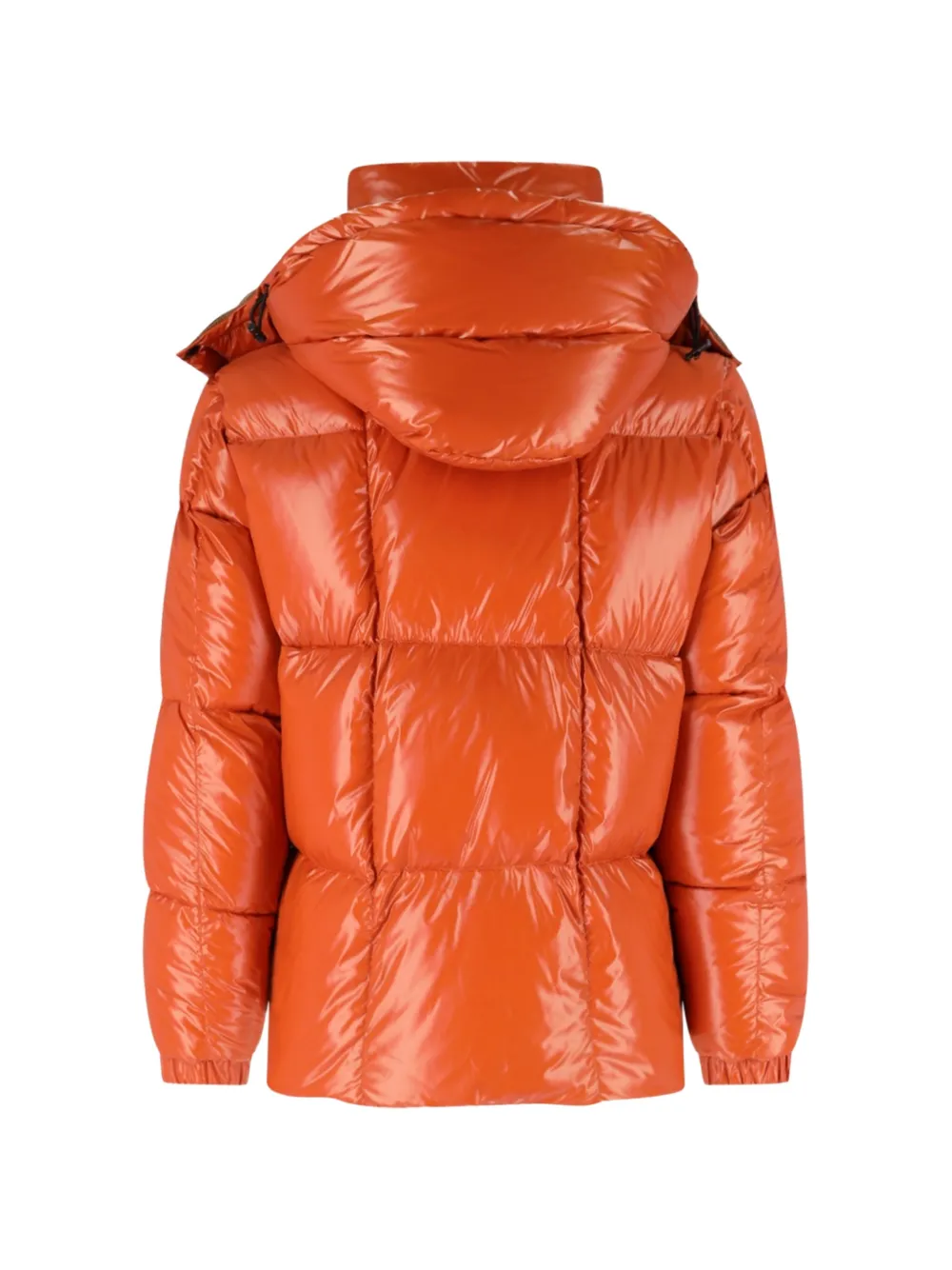 Moncler Parana quilted hooded jacket Oranje
