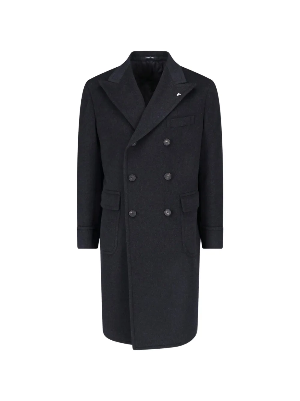 Tagliatore double-breasted cashmere coat - Grey