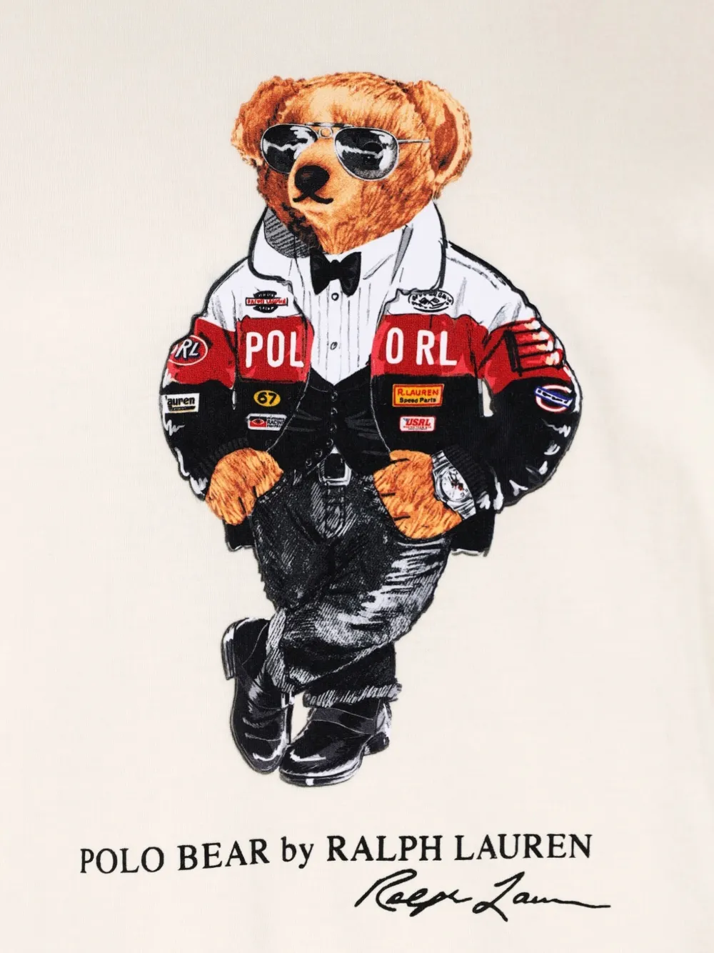 Polo Ralph Lauren Polo Bear cotton T-shirt Beige