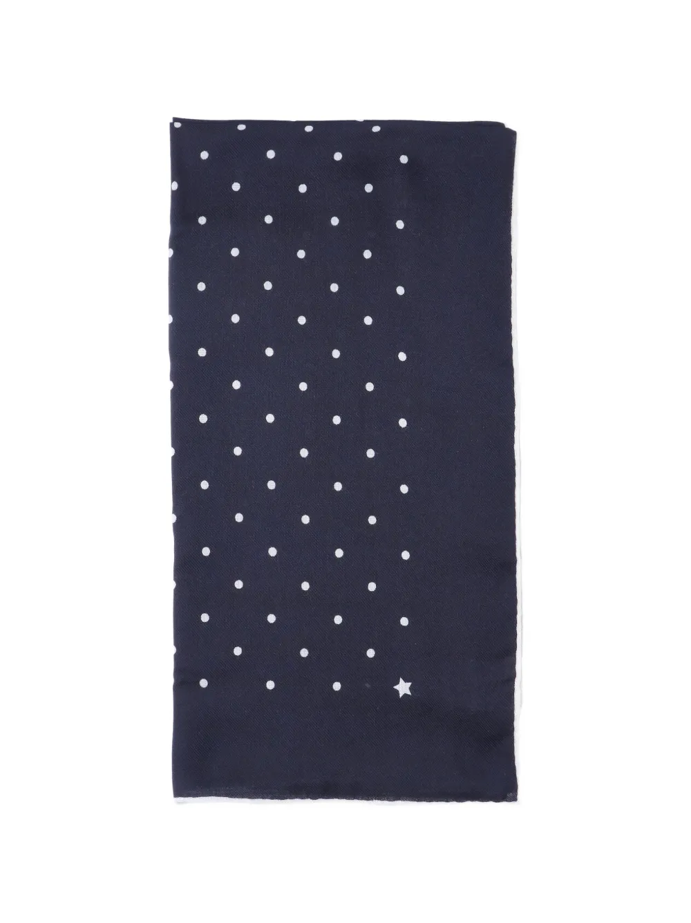 Destin polka-dot star-print scarf