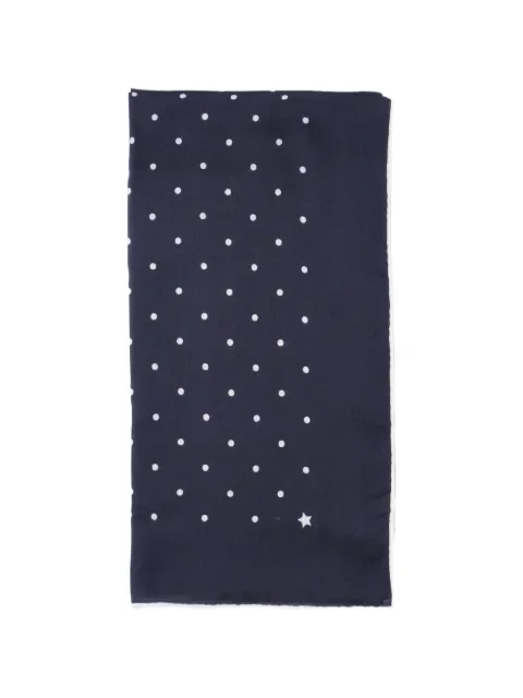 Destin polka-dot star-print scarf