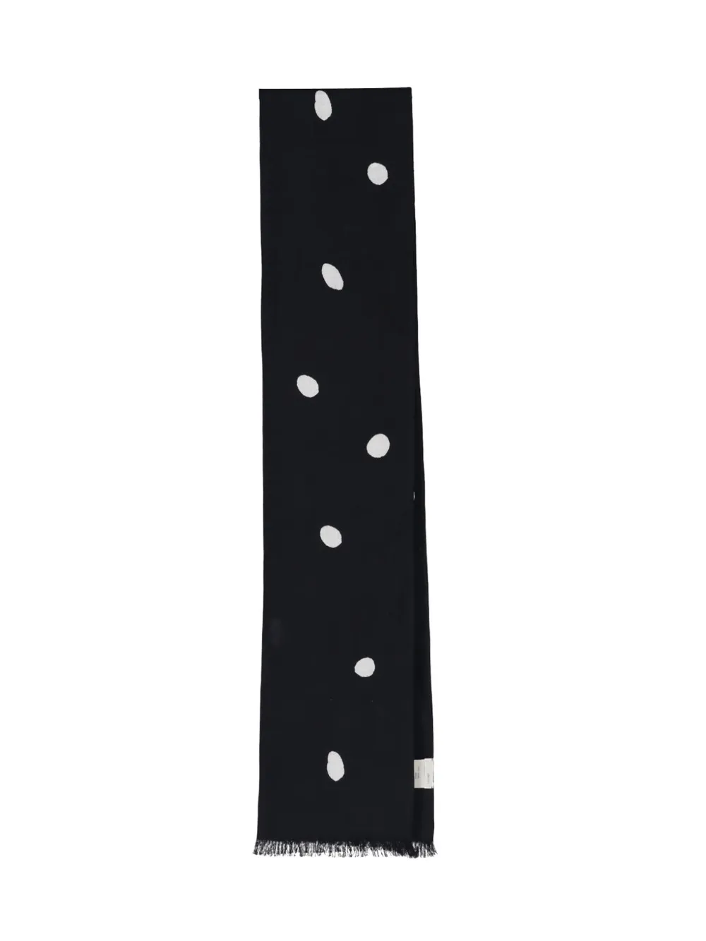 Destin Polka-dot Fringed Scarf In Multi