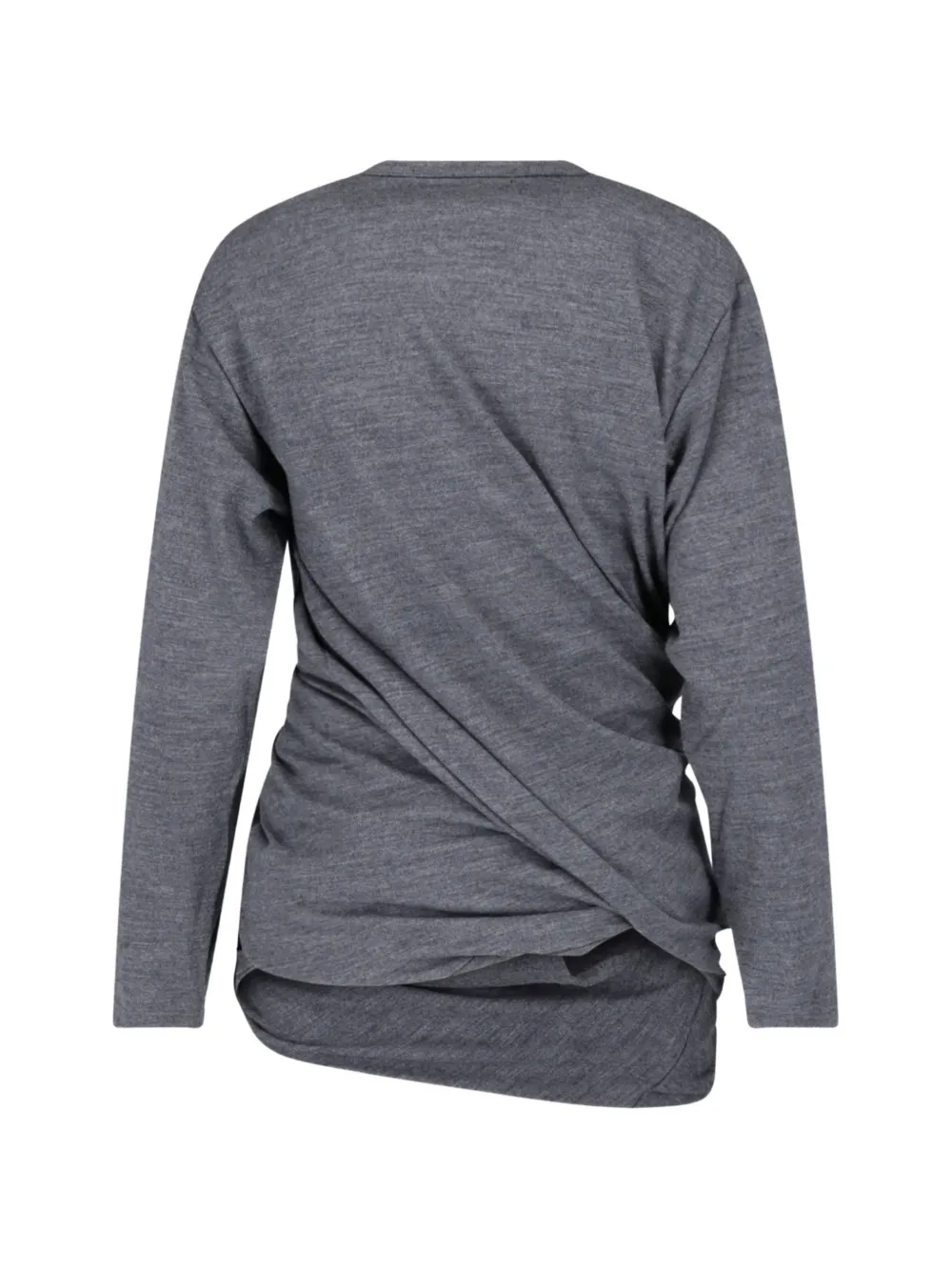 Junya Watanabe draped long-sleeve T-shirt Grijs