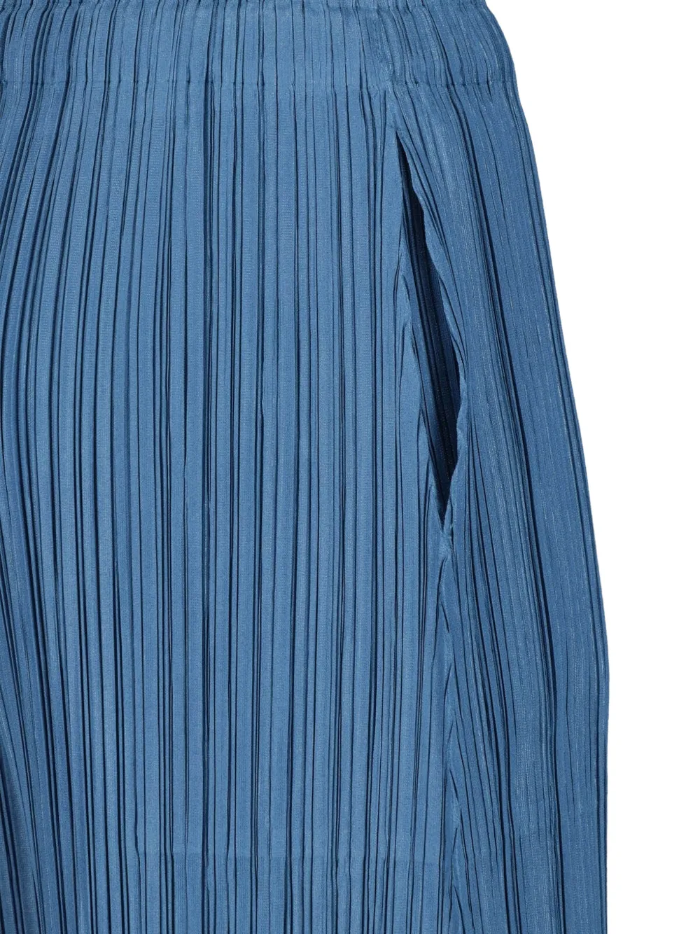 Pleats Please Issey Miyake Mellow pleated trousers Blauw