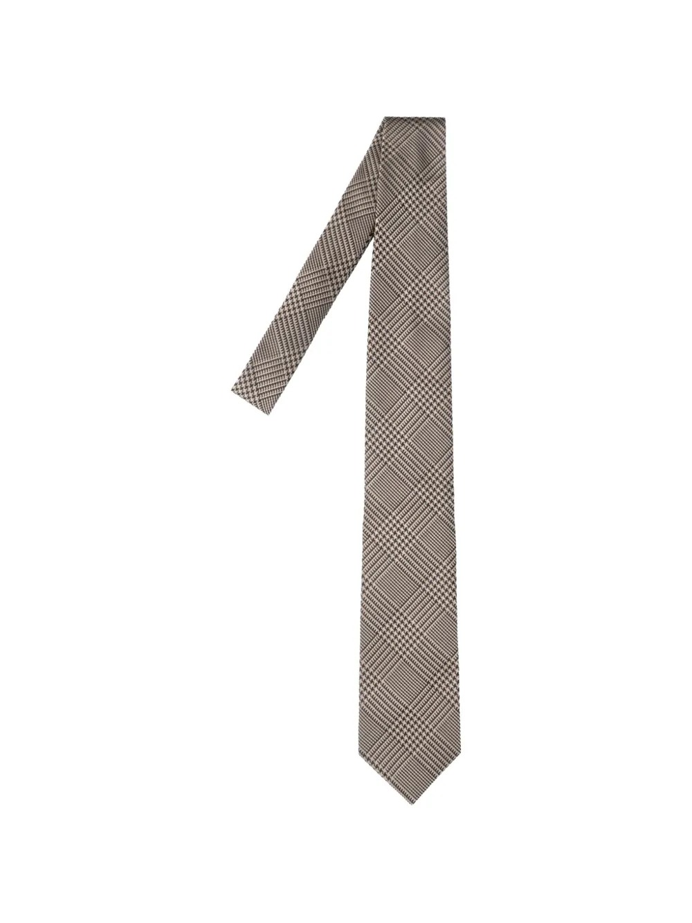 TOM FORD Prince of Wales check tie