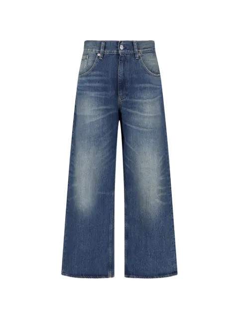 Sunflower Super Wide faded-effect jeans
