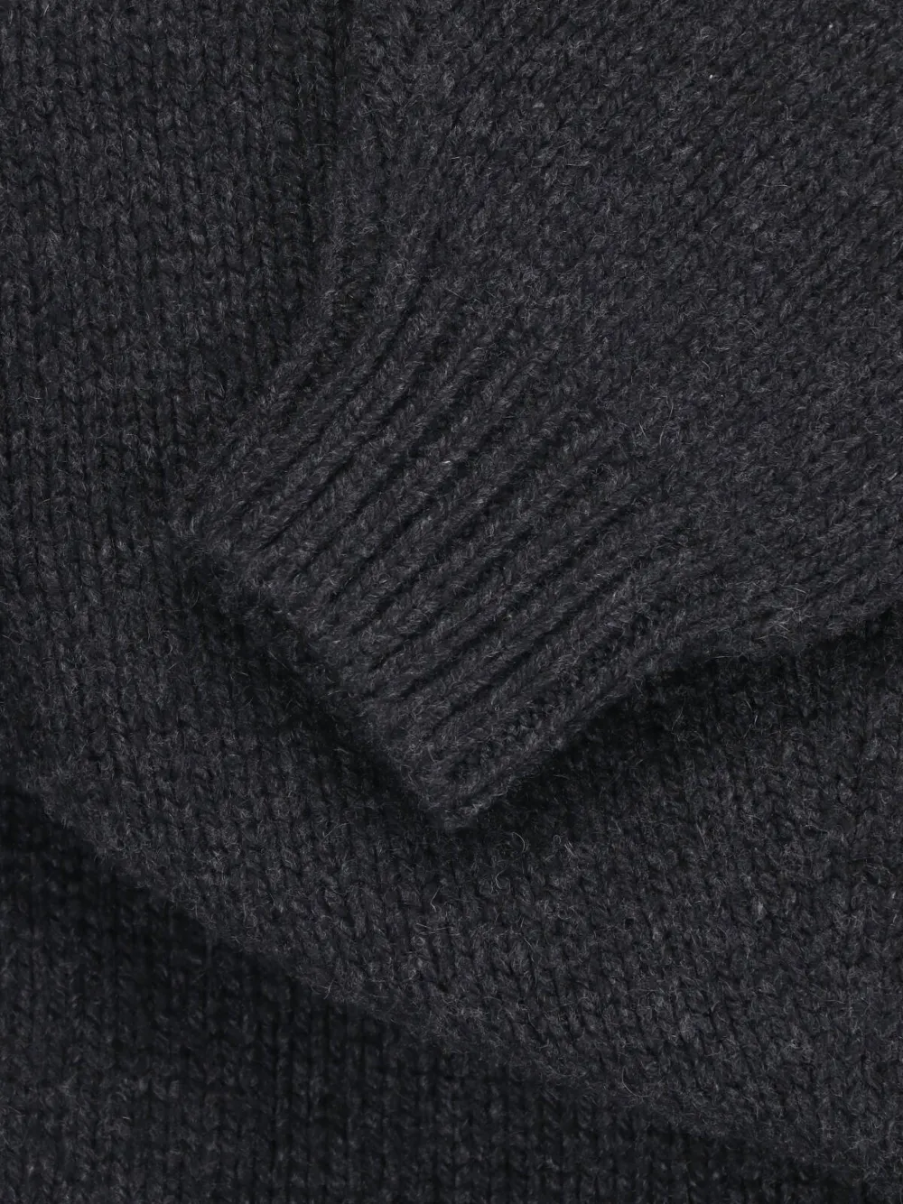 KHAITE Axel button-up sweater Grijs
