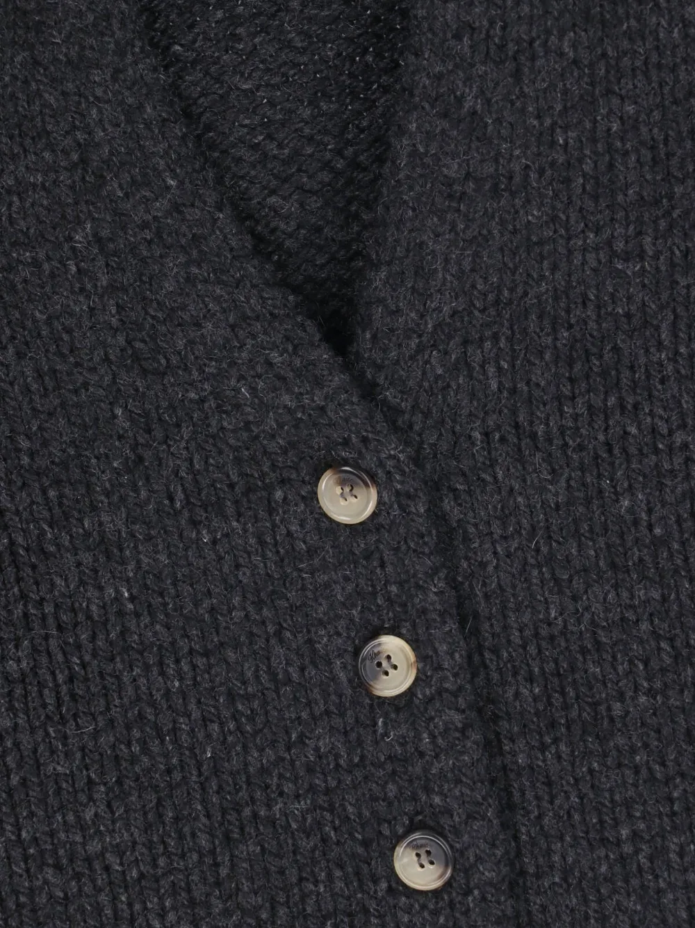 KHAITE Axel button-up sweater Grijs