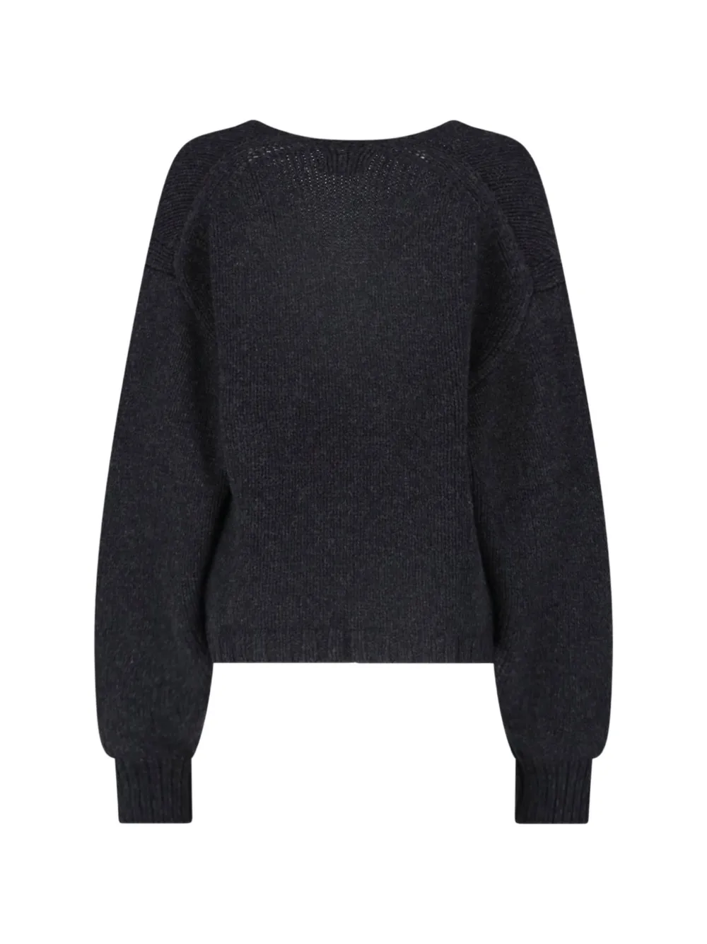 KHAITE Axel button-up sweater Grijs