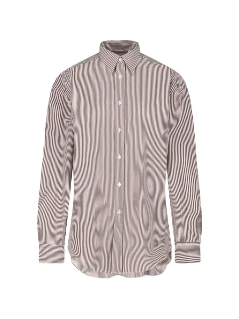 Finamore 1925 Napoli striped cotton shirt