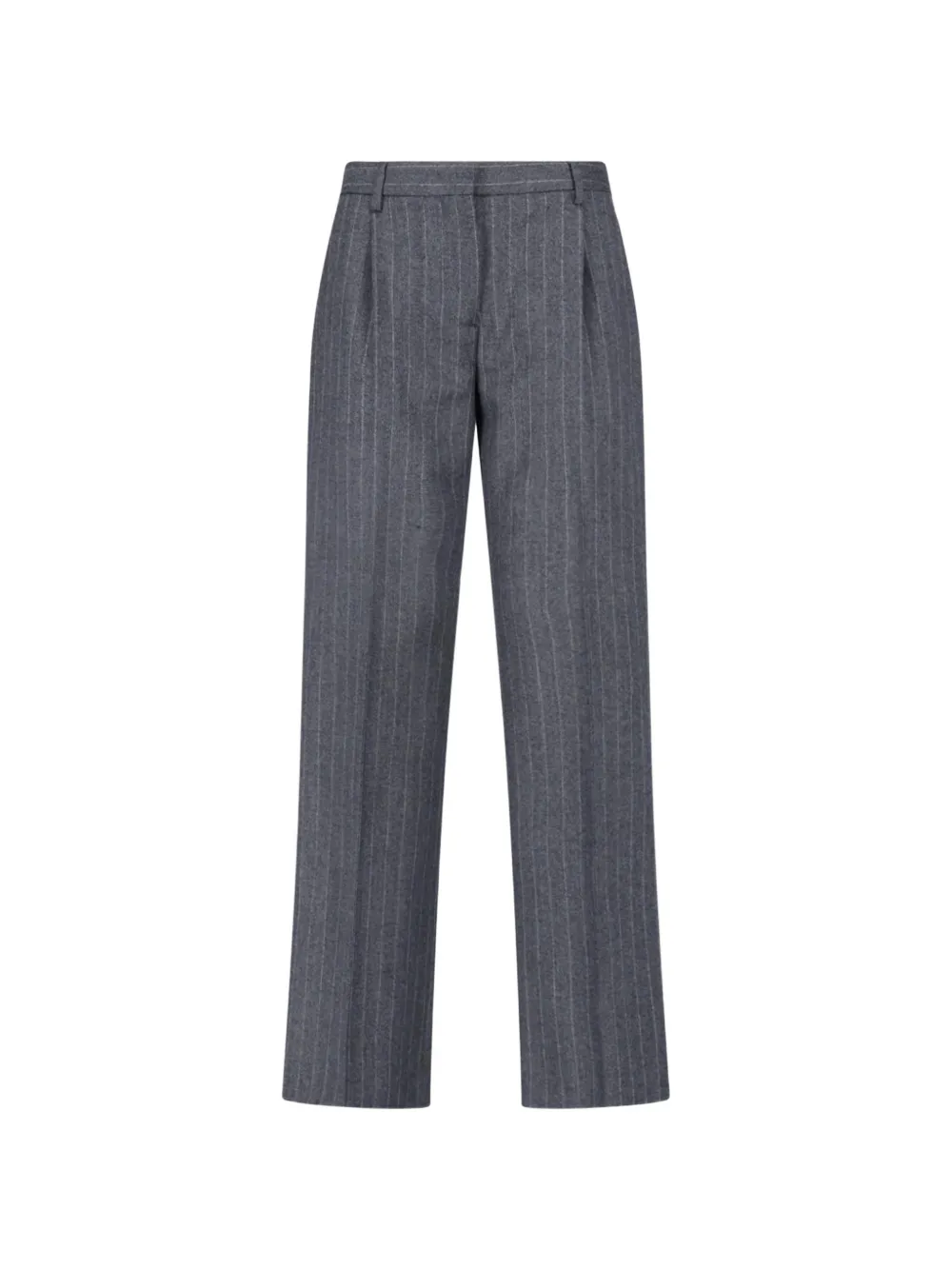 Lardini pinstripe-pattern pleated trousers