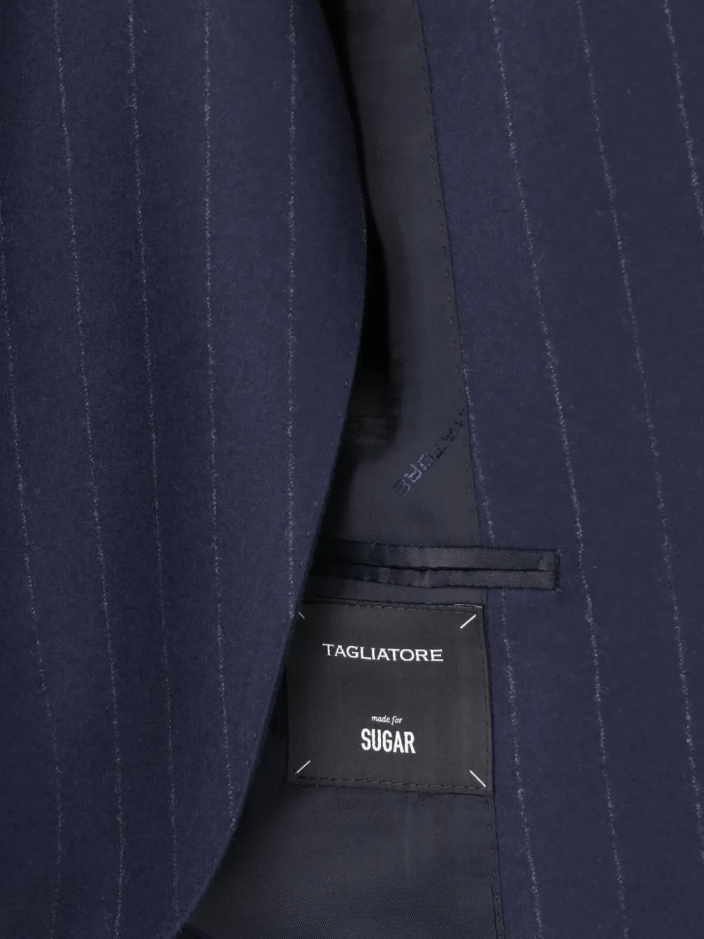 Tagliatore Pak met enkele rij knopen Blauw