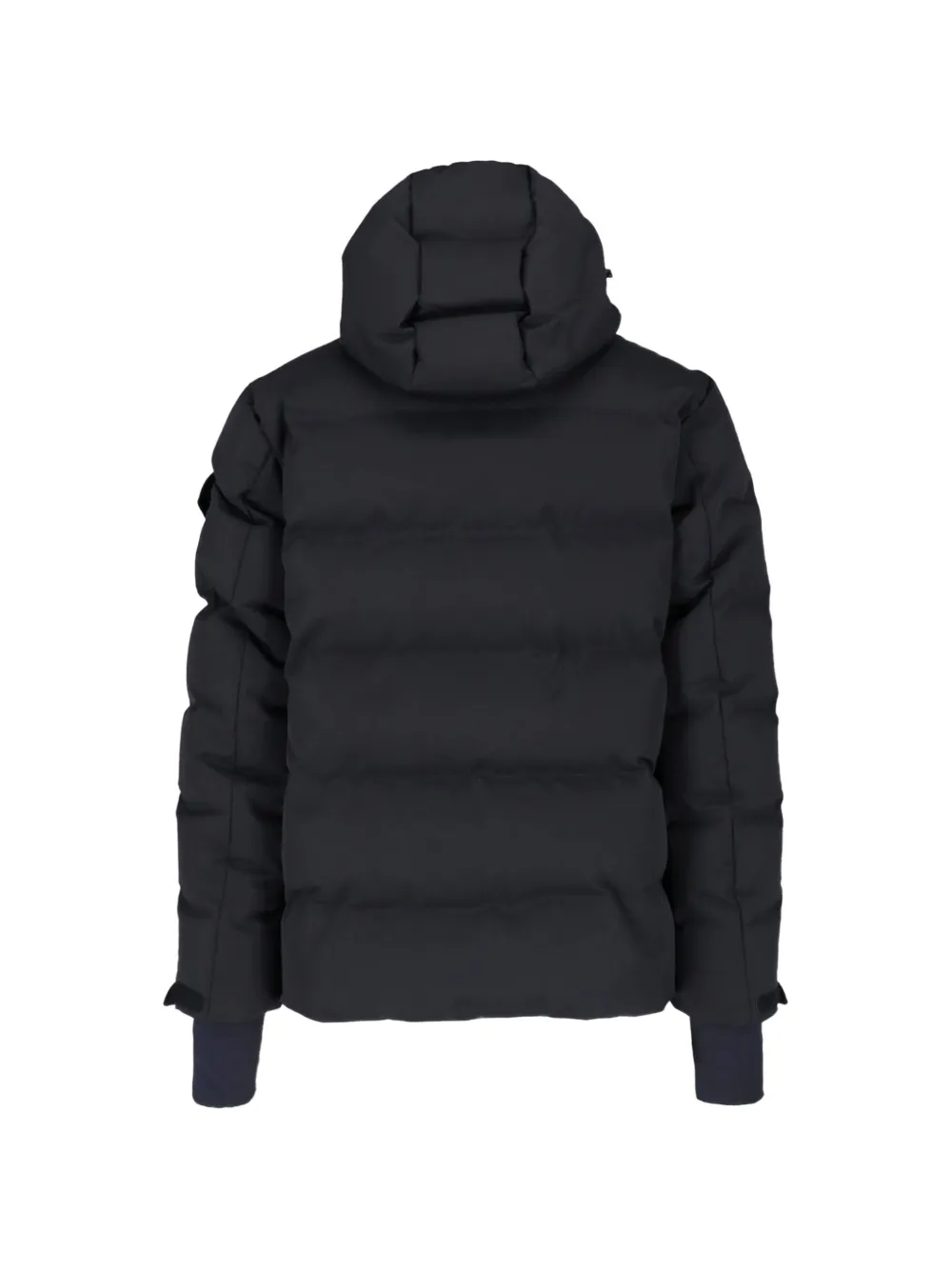 Moncler Grenoble hooded padded jacket Zwart