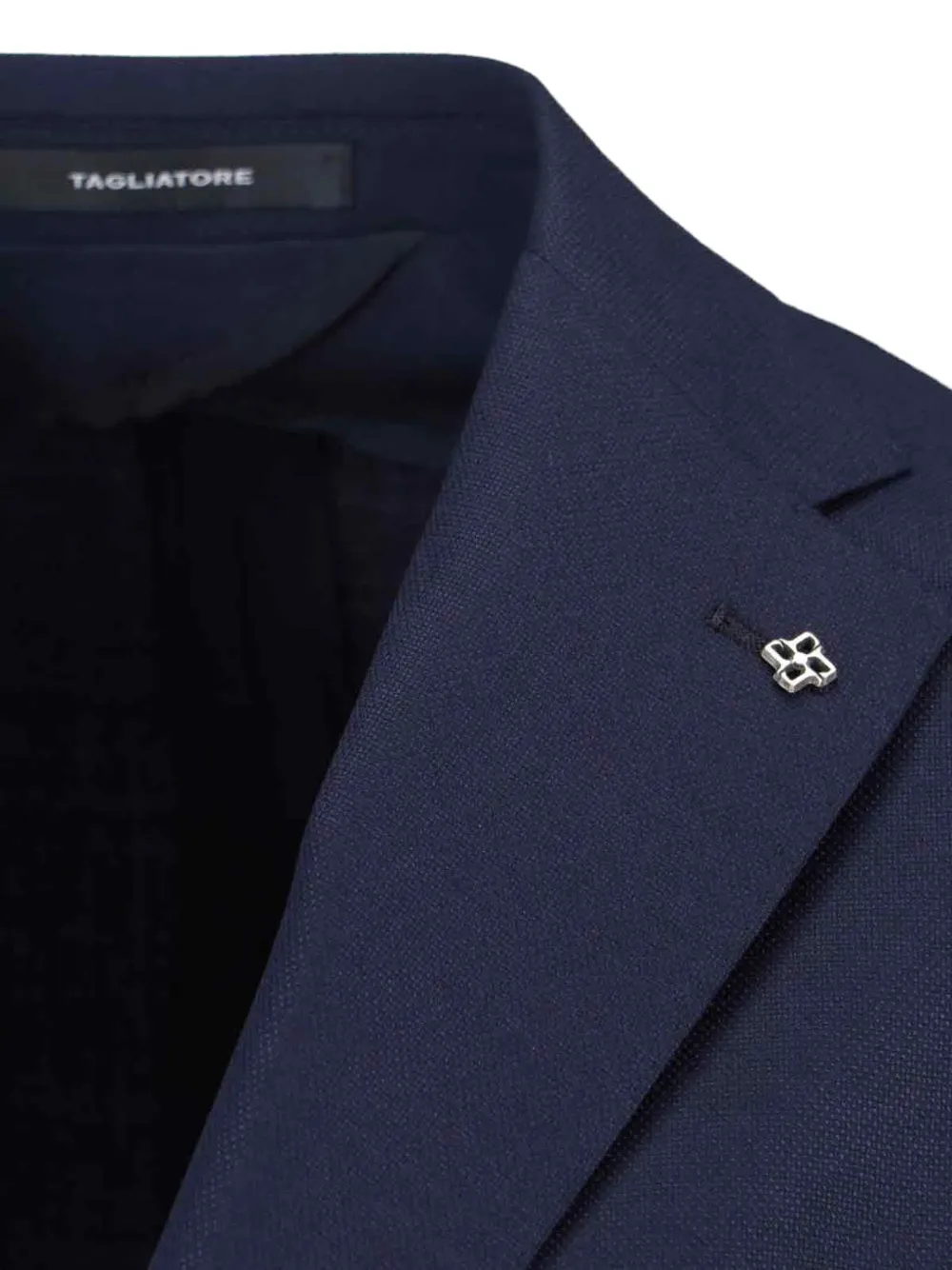 Tagliatore Blazer met enkele rij knopen Blauw