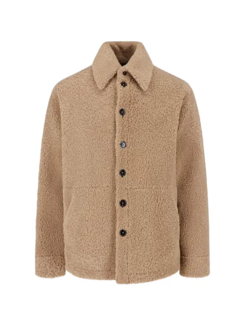 Dolce & Gabbana chaqueta de piel de napa con pelo