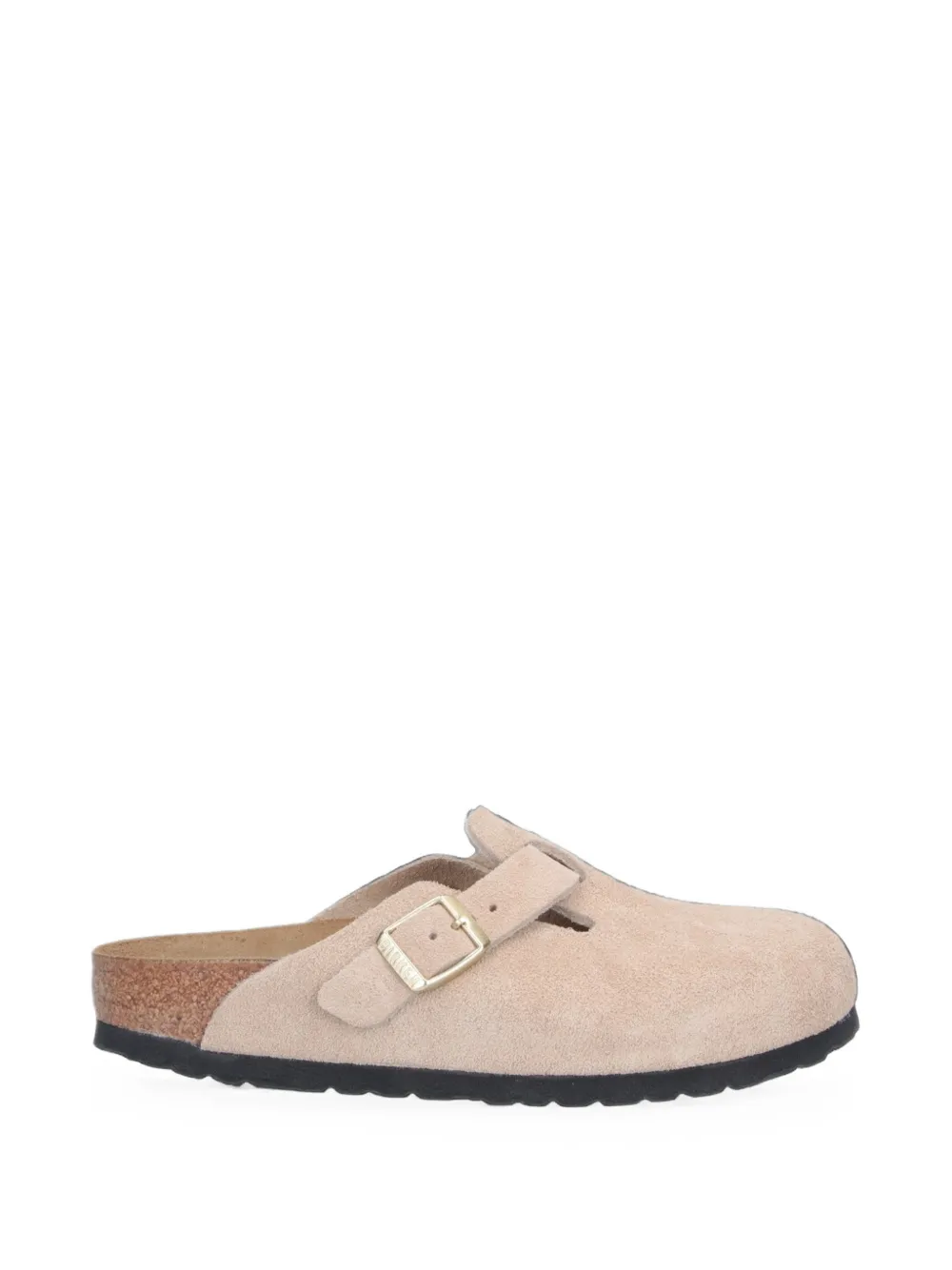 Birkenstock Boston suede mules Beige
