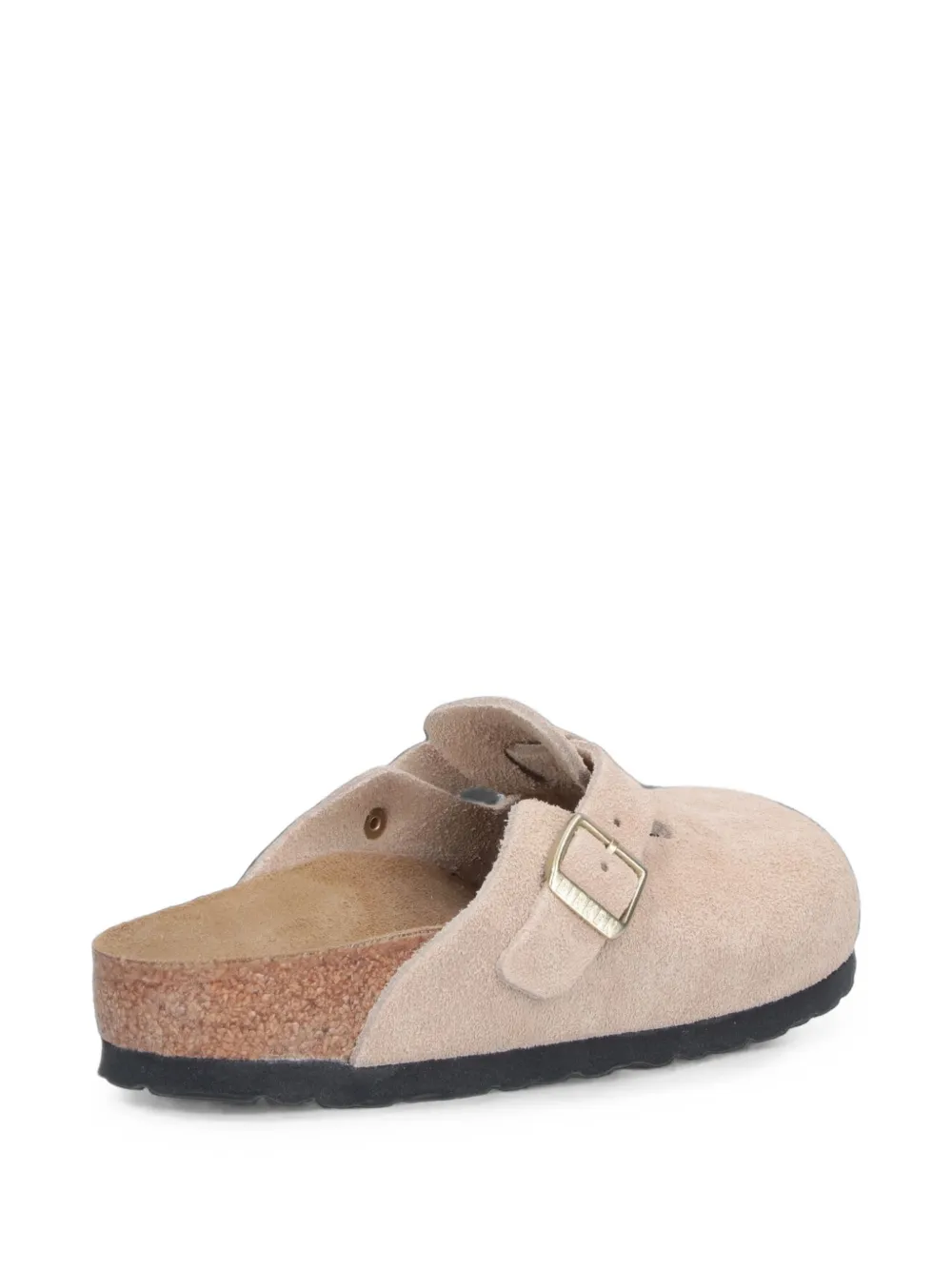 Birkenstock Boston suede mules Beige