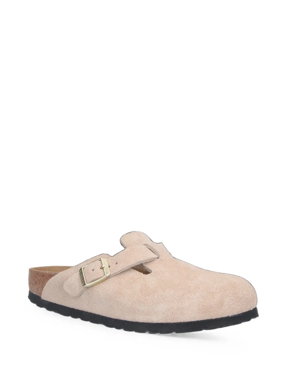 Birkenstock Boston suede mules Beige