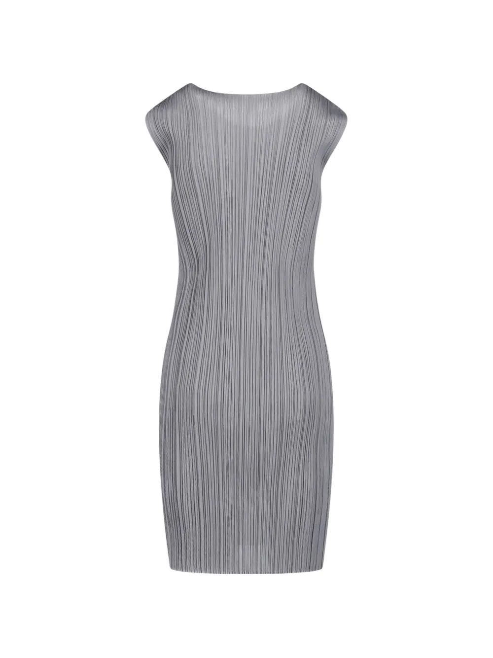 Pleats Please Issey Miyake Mouwloze midi-jurk Grijs