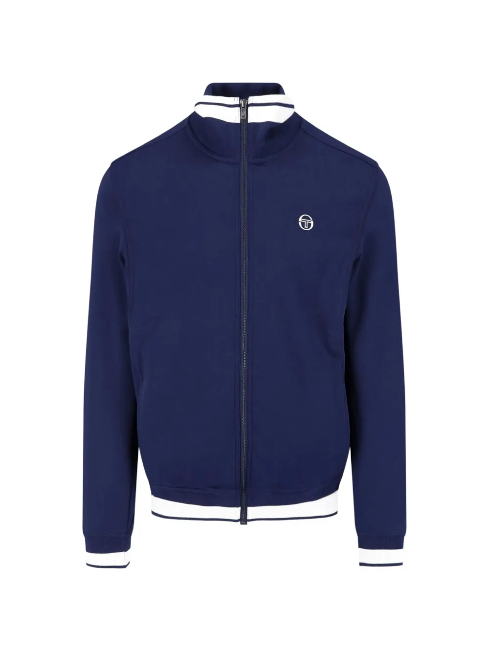 Sergio Tacchini pull zippé Attilio à logo brodé - Bleu Sergio Tacchini pull zippé Attilio à logo brodé - Bleu