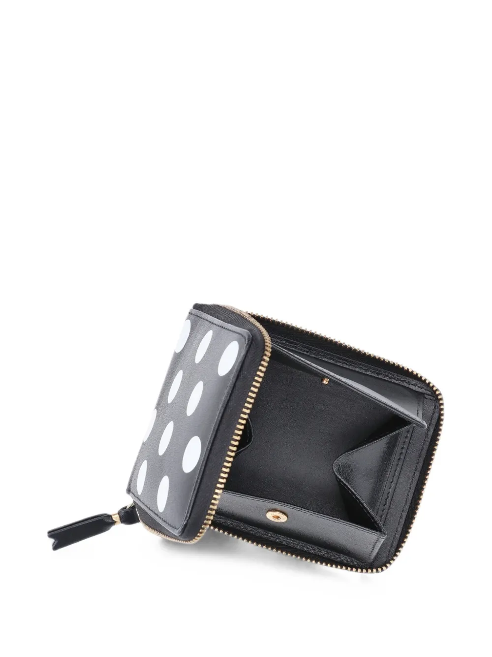 Comme Des Garçons Wallet Leren portemonnee Zwart