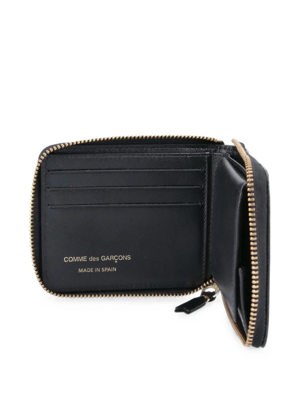Comme Des Garçons Wallet Leren portemonnee Zwart