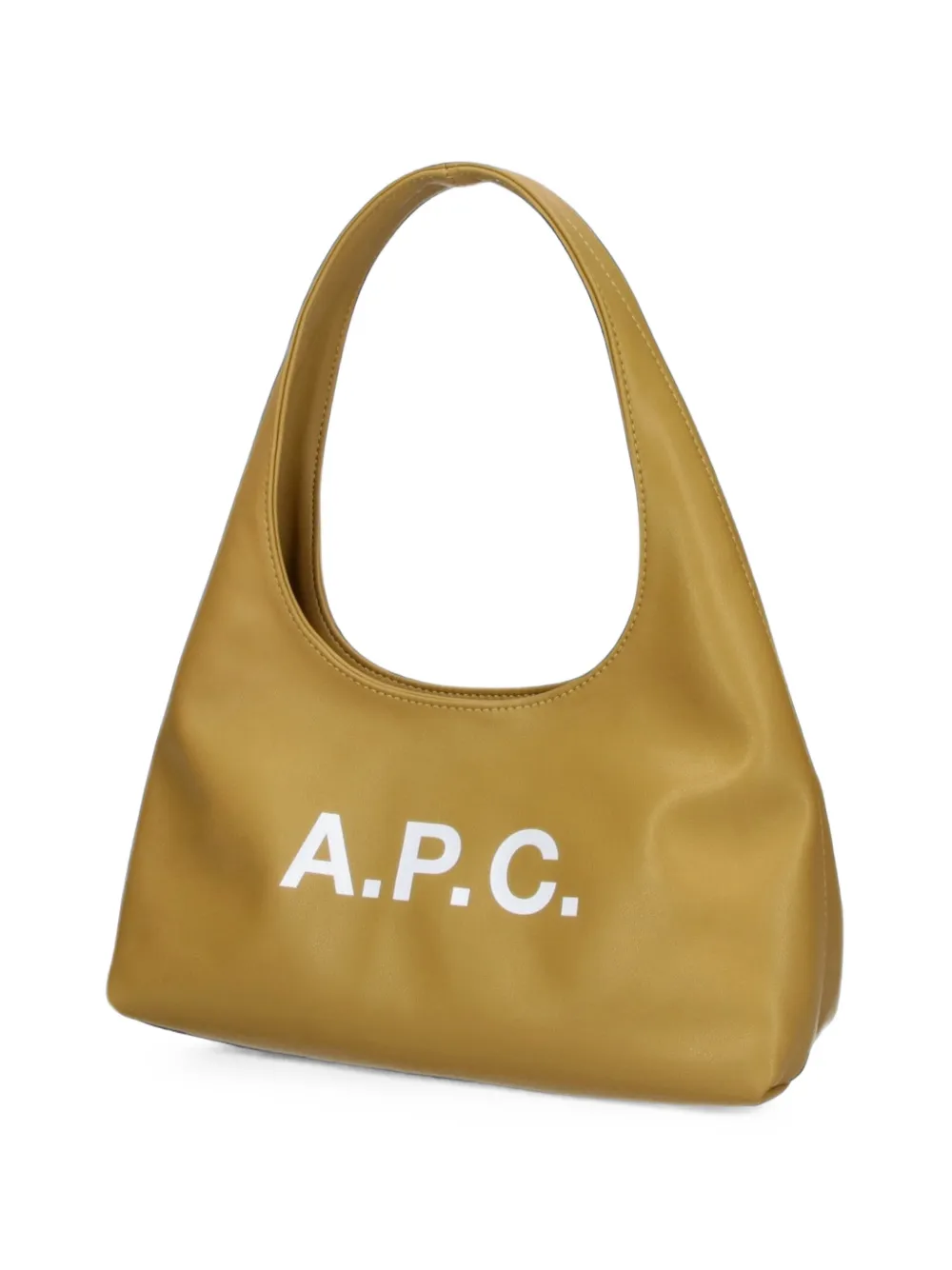 A.P.C. Baby Ninon shopper met logoprint Bruin