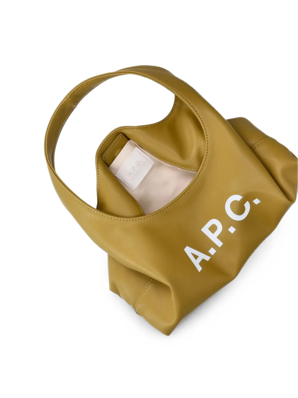 A.P.C. Baby Ninon shopper met logoprint Bruin