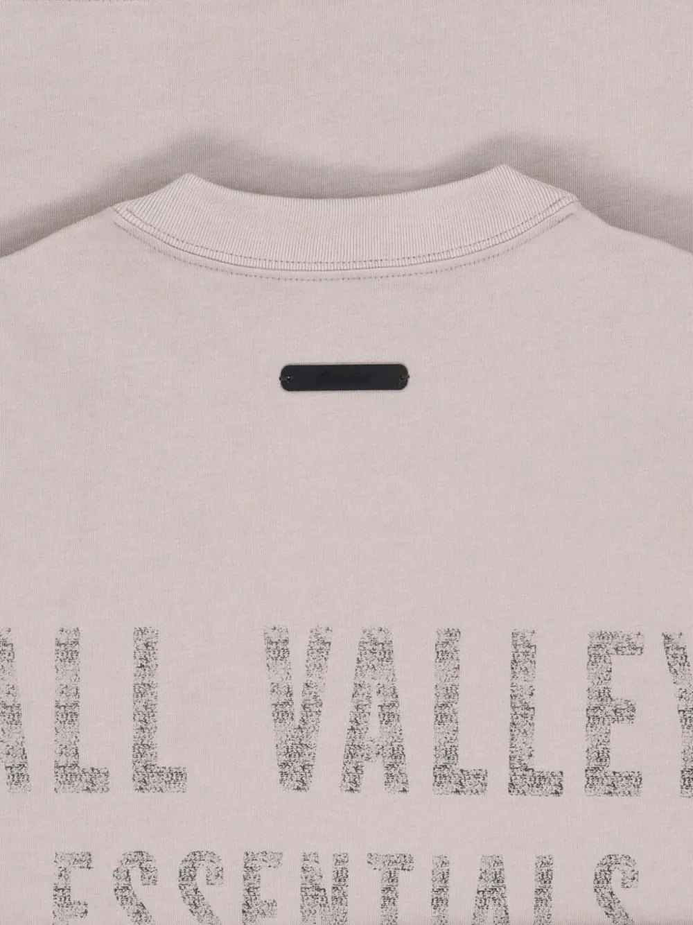 FEAR OF GOD ESSENTIALS Merch logo-print mock-neck T-shirt Grijs