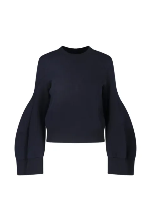 sacai balloon-sleeve sweater