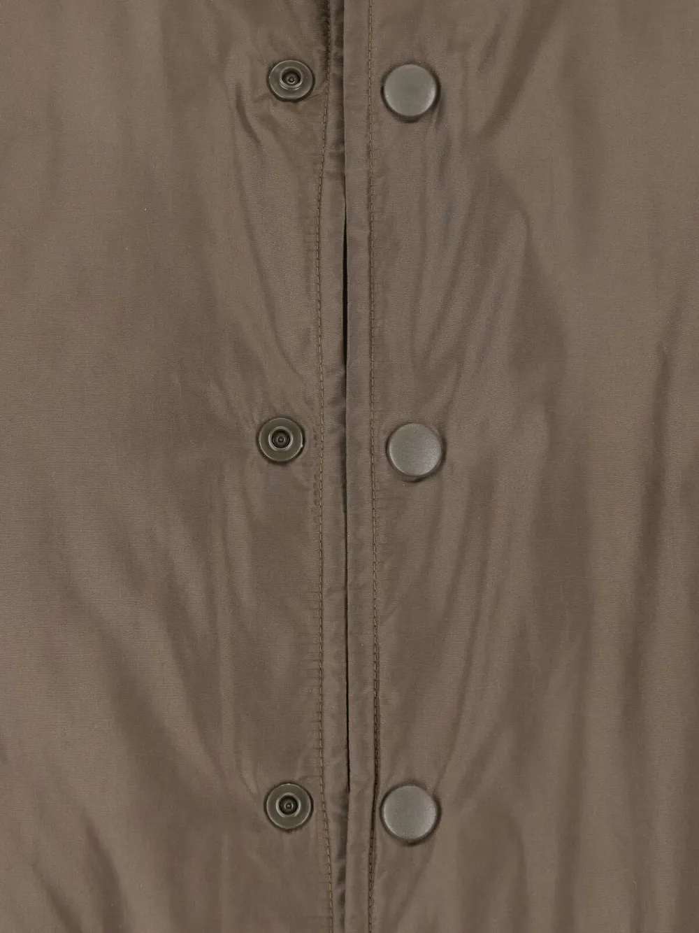 ASPESI Gewatteerde shirtjack met gewelfde zoom Groen