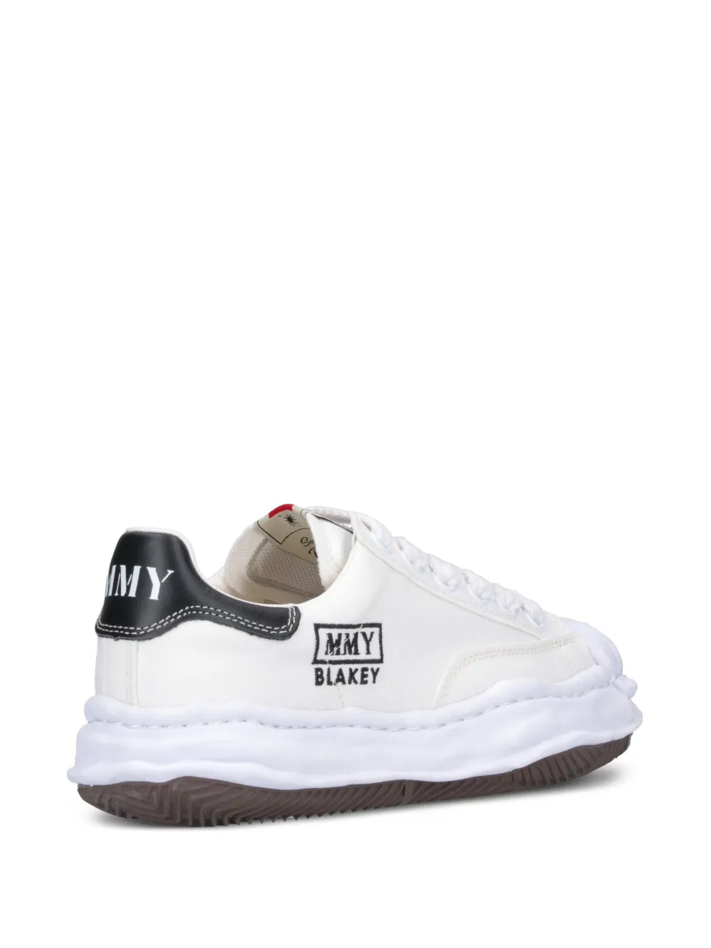 Maison MIHARA YASUHIRO "Blakey" OG sole canvas low-top sneakers Wit