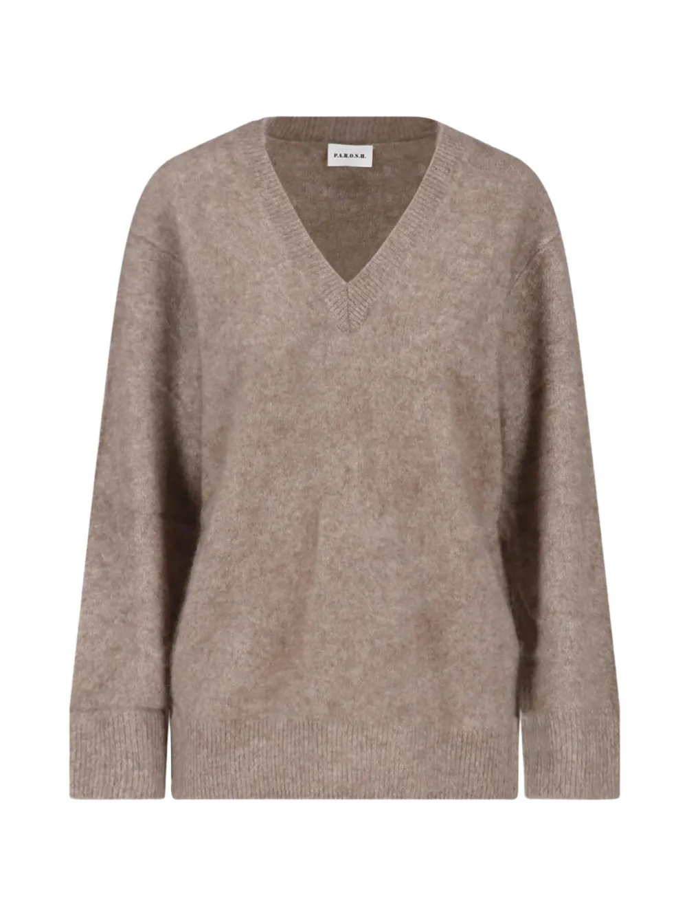P.A.R.O.S.H. V-neck knitted sweater - Toni neutri