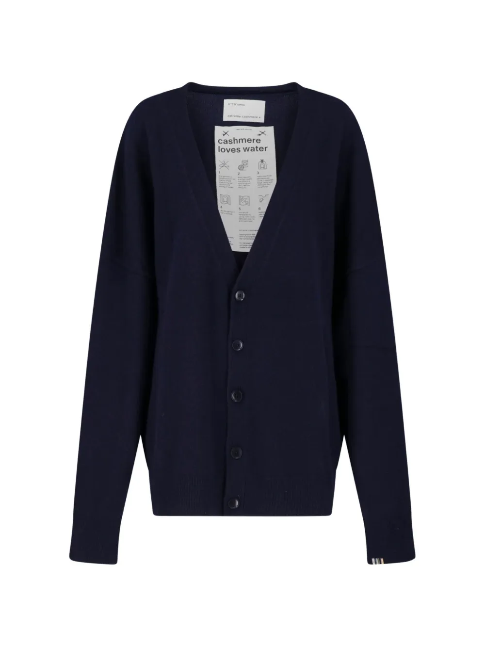 extreme cashmere Simo V-neck cardigan - Blu